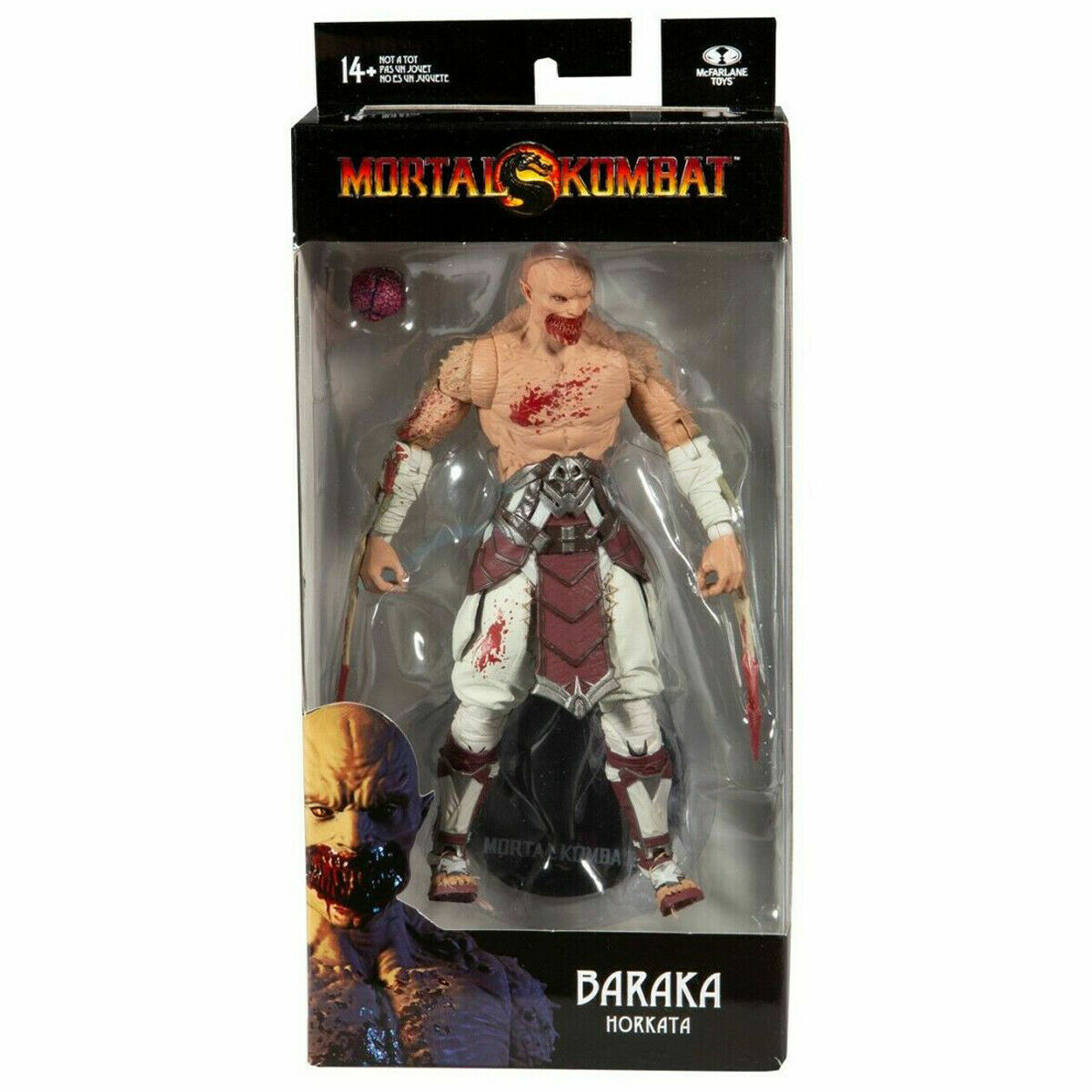  McFarlane Toys Mortal Kombat Baraka Action Figure, Multi : Toys  & Games