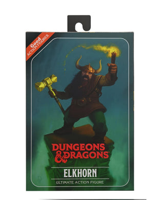NECA Dungeons & Dragons Elkhorn the Good Dwarf Fighter Action Figure