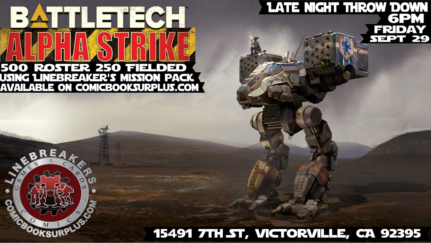 Battletech  Linebreaker's Mission tournament