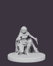 Load image into Gallery viewer, Wren: printable miniature on a 28 mm base, front view