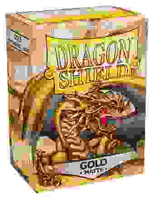 Dragon Shields: (100) Matte Gold
