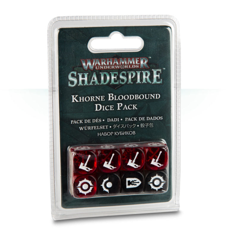 WH UNDERWORLDS: Khorne Bloodbound Dice