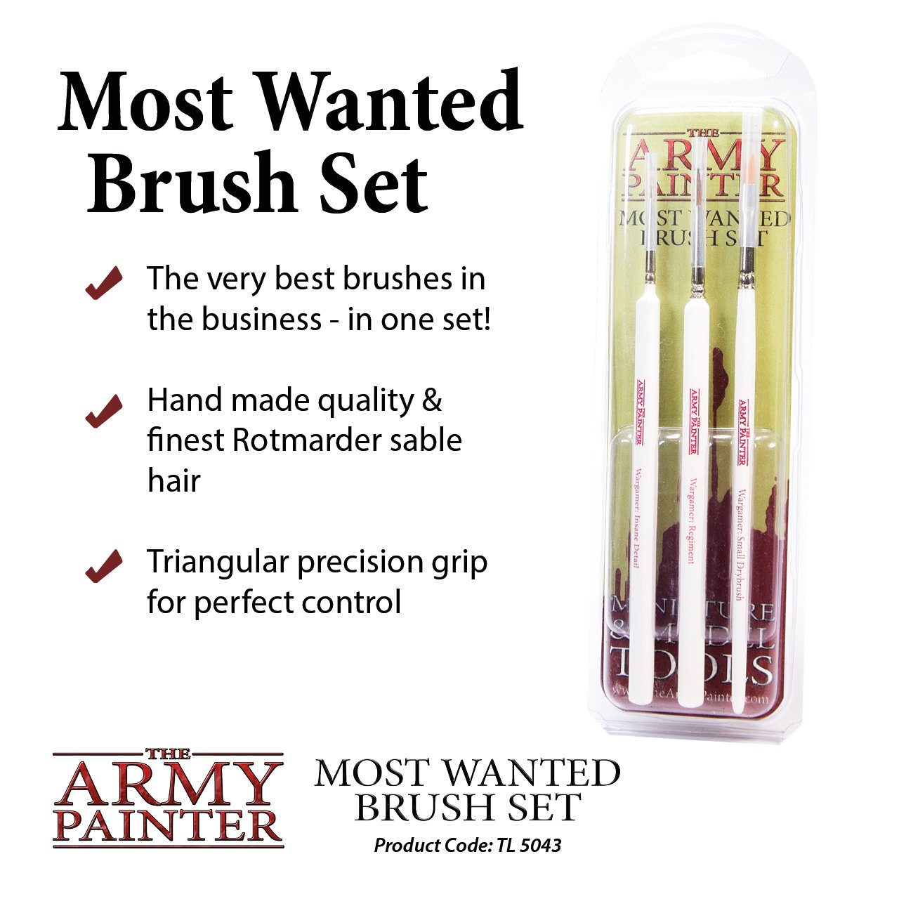 Most Wanted Brush Set - Linebreakers