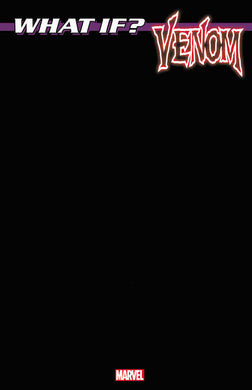 What If...? Venom 1 Black Blank Cover Variant