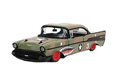 Big Time Muscle 57 Chevy Bel Air Chop Top 1/24 Die-Cast Veh