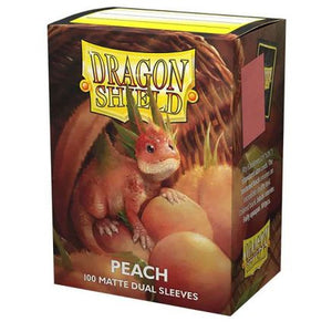 Dragon Shield: Matte Sleeves - Peach Dual Matte