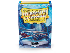 Dragon Shields: (100) Matte Blue - Linebreakers