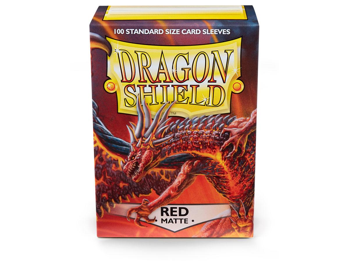 Dragon Shields: (100) Matte Red - Linebreakers