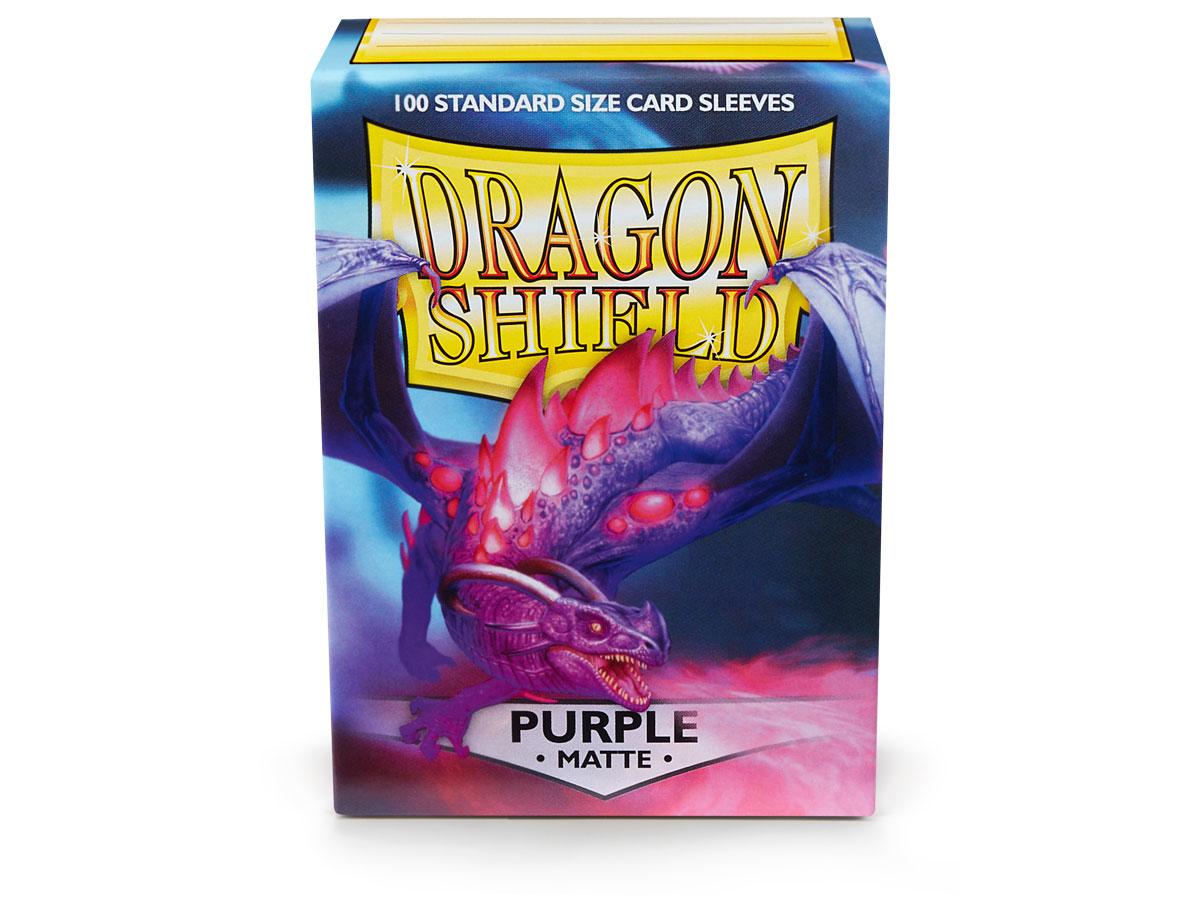 Dragon Shields: (100) Matte Purple - Linebreakers