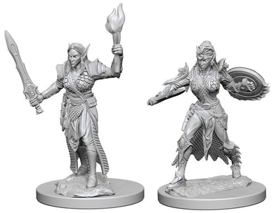 Pathfinder Deep Cuts Unpainted Miniatures: W1 Elf Female Fighter - Linebreakers