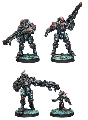 Infinity: Combined Army Suryats Assault Heavy Infantry - Linebreakers