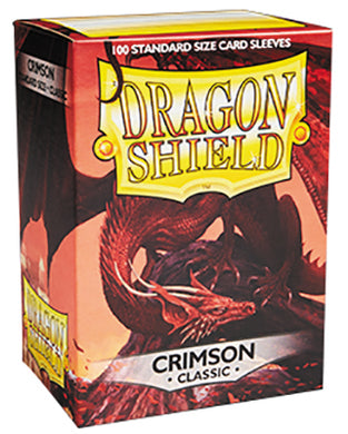 Dragon Shields: (100) Classic Crimson - Linebreakers