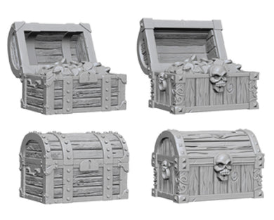 WizKids Deep Cuts Unpainted Miniatures: W2 Chests - Linebreakers