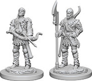 Pathfinder Deep Cuts Unpainted Miniatures: W4 Town Guards - Linebreakers