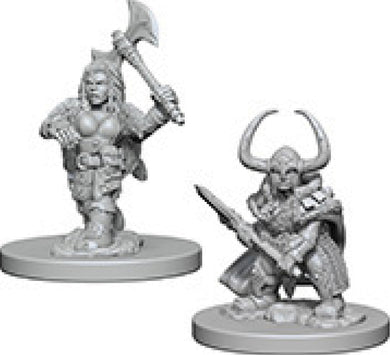 Dungeons & Dragons Nolzur`s Marvelous Unpainted Miniatures: W4 Dwarf Female Barbarian - Linebreakers