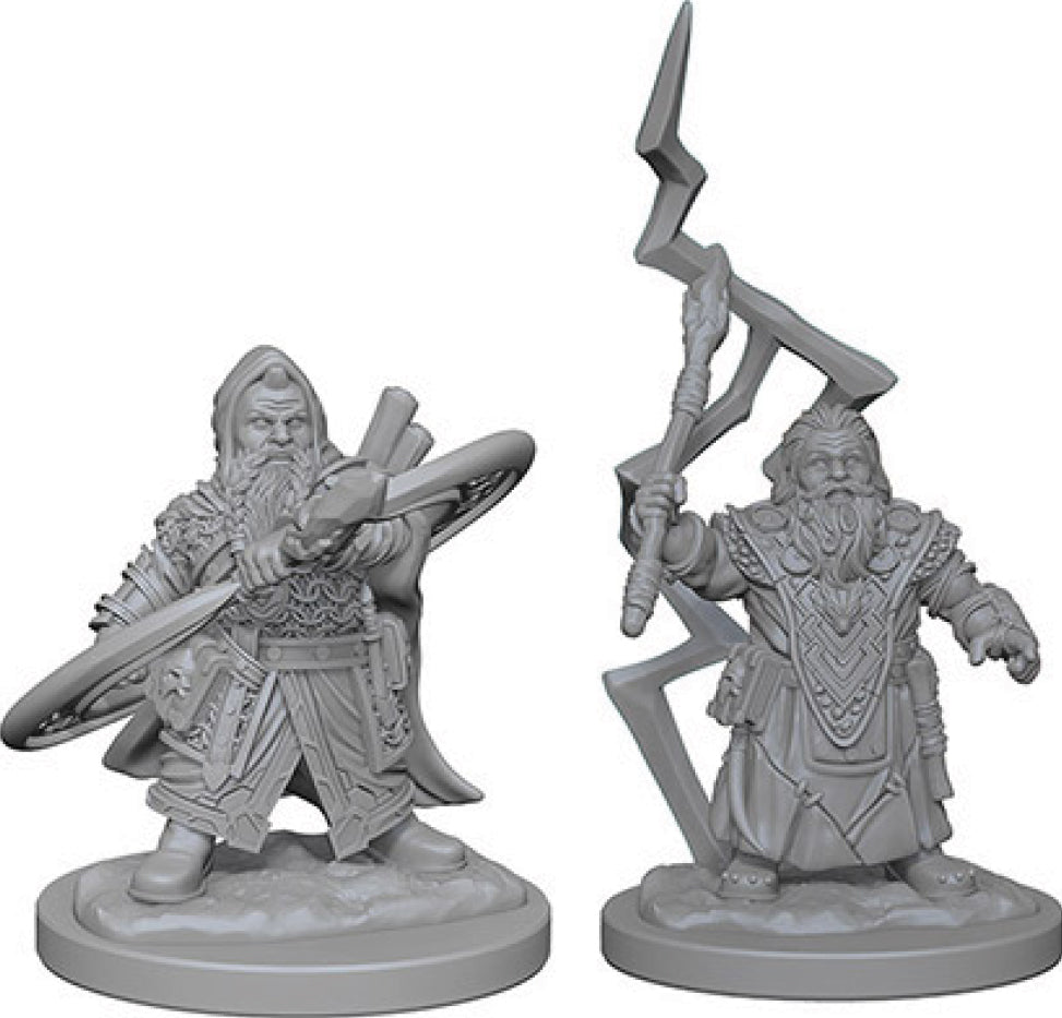 Pathfinder Deep Cuts Unpainted Miniatures: W4 Dwarf Male Sorcerer - Linebreakers