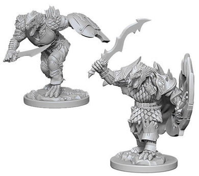 Dungeons & Dragons Nolzur`s Marvelous Unpainted Miniatures: W4 Dragonborn Male Fighter - Linebreakers