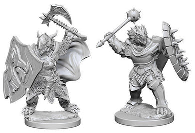 Dungeons & Dragons Nolzur`s Marvelous Unpainted Miniatures: W4 Dragonborn Male Paladin - Linebreakers