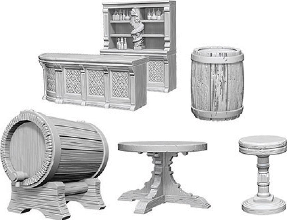 Pathfinder Deep Cuts Unpainted Miniatures: W4 Rusty Dragon Bar - Linebreakers