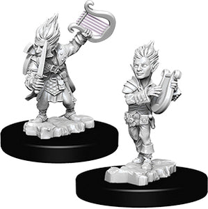 Pathfinder Deep Cuts Unpainted Miniatures: W5 Gnome Male Bard - Linebreakers