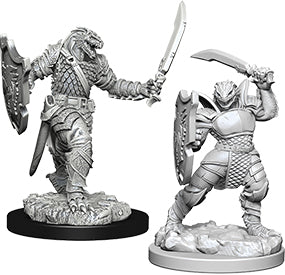 Dungeons & Dragons Nolzur`s Marvelous Unpainted Miniatures: W5 Dragonborn Female Paladin - Linebreakers