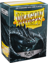 Load image into Gallery viewer, Dragon Shields: (100) Matte Slate