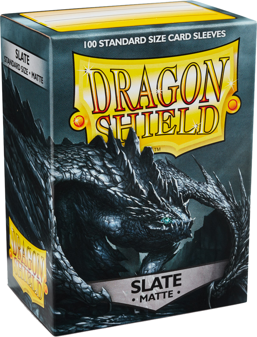 Dragon Shields: (100) Matte Slate