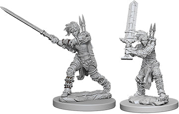 Pathfinder Deep Cuts Unpainted Miniatures: W6 Human Female Barbarian - Linebreakers