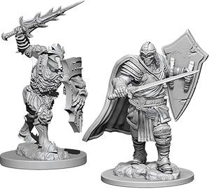 Dungeons & Dragons Nolzur`s Marvelous Unpainted Miniatures: W6 Death Knight & Helmed Horror - Linebreakers