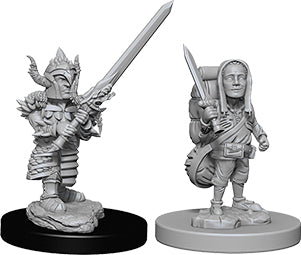 Dungeons & Dragons Nolzur`s Marvelous Unpainted Miniatures: W6 Male Halfling Fighter - Linebreakers