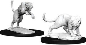 Dungeons & Dragons Nolzur`s Marvelous Unpainted Miniatures: W6 Panther & Leopard - Linebreakers