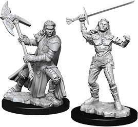 Dungeons & Dragons Nolzur`s Marvelous Unpainted Miniatures: W7 Half-Orc Female Fighter - Linebreakers