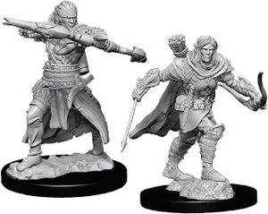 Pathfinder Deep Cuts Unpainted Miniatures: W7 Male Half-Elf Ranger - Linebreakers