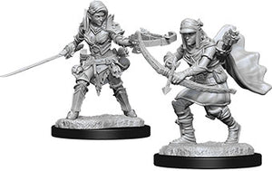 Pathfinder Deep Cuts Unpainted Miniatures: W7 Female Half-Elf Ranger - Linebreakers