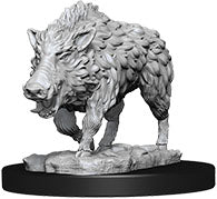 WizKids Deep Cuts Unpainted Miniatures: W7 Wild Boar - Linebreakers