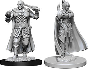 Dungeons & Dragons Nolzur`s Marvelous Unpainted Miniatures: W8 Human Ranger & Moon Elf Sorcerer - Linebreakers