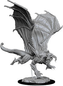 Dungeons & Dragons Nolzur`s Marvelous Unpainted Miniatures: W8 Young Black Dragon - Linebreakers
