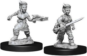 Pathfinder Deep Cuts Unpainted Miniatures: W8 Halfling Female Rogue - Linebreakers