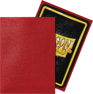Dragon Shields: (100) Matte Ruby - Linebreakers