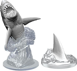 WizKids Deep Cuts Unpainted Miniatures: W9 Shark - Linebreakers