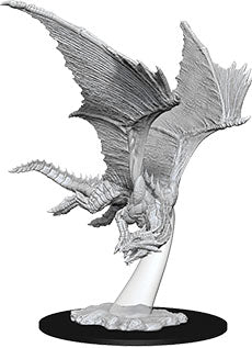 Dungeons & Dragons Nolzur`s Marvelous Unpainted Miniatures: W9 Young Bronze Dragon - Linebreakers