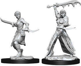 Dungeons & Dragons Nolzur`s Marvelous Unpainted Miniatures: W10 Female Human Rogue - Linebreakers
