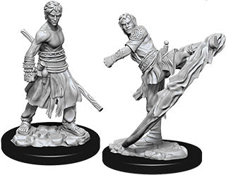 Dungeons & Dragons Nolzur`s Marvelous Unpainted Miniatures: W10 Male Half-Elf Monk - Linebreakers