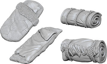 WizKids Deep Cuts Unpainted Miniatures: W10 Bedrolls - Linebreakers