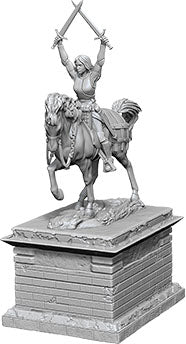 WizKids Deep Cuts Unpainted Miniatures: W10 Heroic Statue - Linebreakers