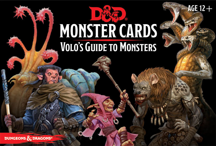 Dungeons and Dragons RPG: Monster Cards - Volo`s Guide to Monsters (81 cards) - Linebreakers