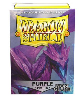 Dragon Shields: (100) Non Glare Matte Purple - Linebreakers