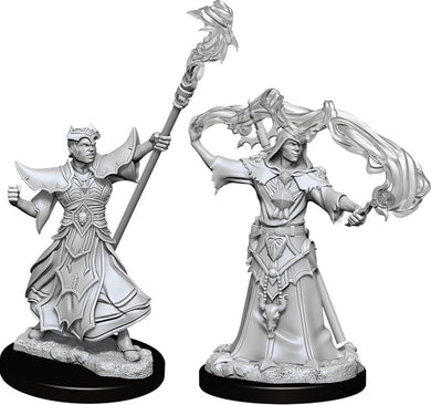 Pathfinder Deep Cuts Unpainted Miniatures: W11 Male Human Sorcerer - Linebreakers