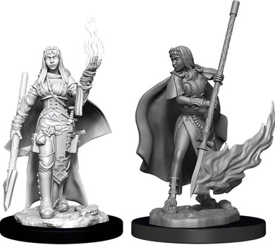 Pathfinder Deep Cuts Unpainted Miniatures: W11 Female Human Oracle (Magic User) - Linebreakers