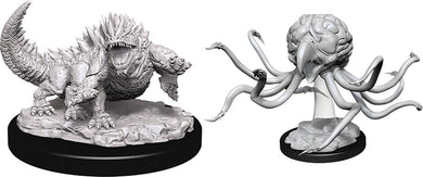 Dungeons & Dragons Nolzur`s Marvelous Unpainted Miniatures: W11 Grell & Basilisk - Linebreakers